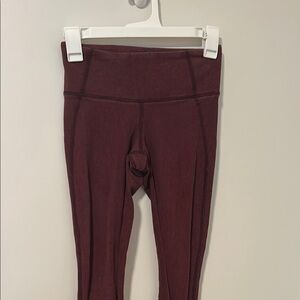 Lululemon Maroon Full Length 30.5 Inseam Leggings Size 4